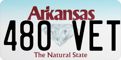 AR license plate 480VET