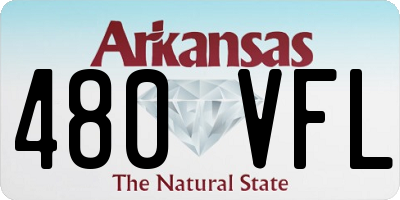 AR license plate 480VFL