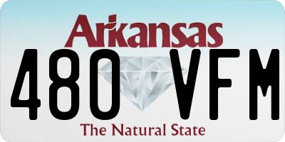 AR license plate 480VFM
