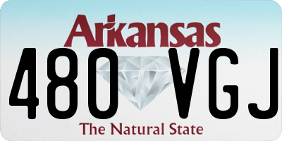 AR license plate 480VGJ