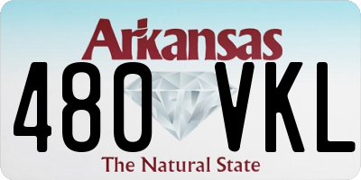 AR license plate 480VKL