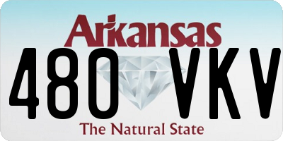AR license plate 480VKV