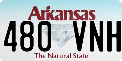 AR license plate 480VNH