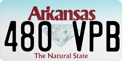 AR license plate 480VPB