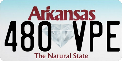 AR license plate 480VPE