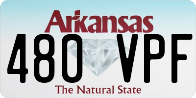 AR license plate 480VPF