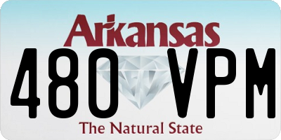 AR license plate 480VPM