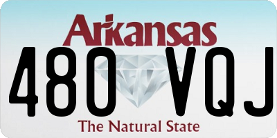 AR license plate 480VQJ