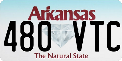 AR license plate 480VTC