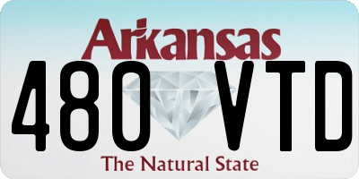 AR license plate 480VTD
