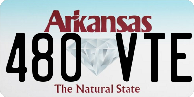 AR license plate 480VTE