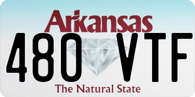 AR license plate 480VTF