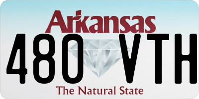 AR license plate 480VTH