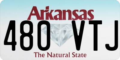 AR license plate 480VTJ