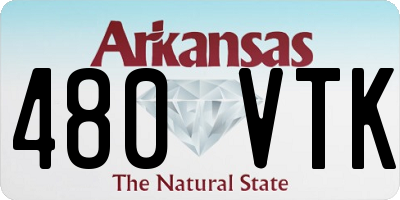 AR license plate 480VTK