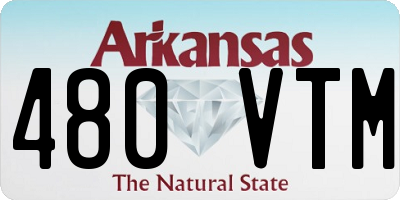 AR license plate 480VTM