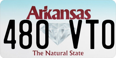 AR license plate 480VTO