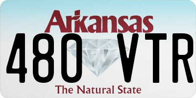 AR license plate 480VTR