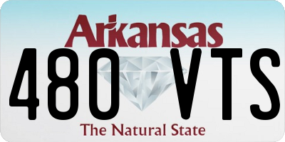 AR license plate 480VTS