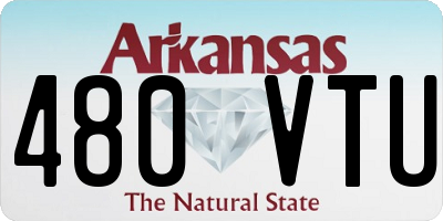 AR license plate 480VTU