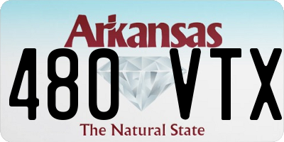 AR license plate 480VTX