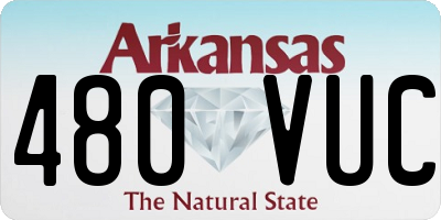 AR license plate 480VUC