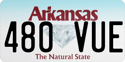AR license plate 480VUE