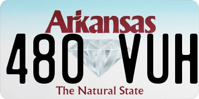 AR license plate 480VUH