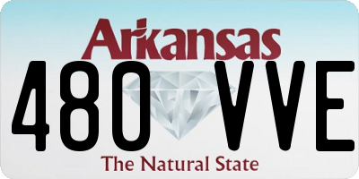 AR license plate 480VVE