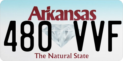 AR license plate 480VVF
