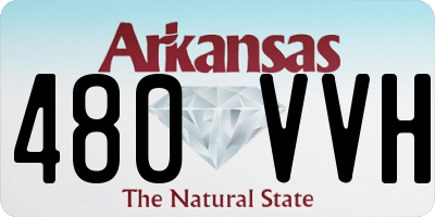 AR license plate 480VVH