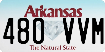 AR license plate 480VVM