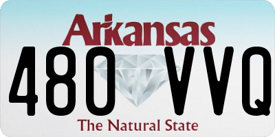 AR license plate 480VVQ