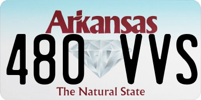 AR license plate 480VVS
