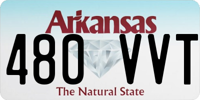 AR license plate 480VVT