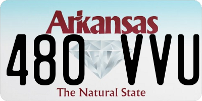 AR license plate 480VVU