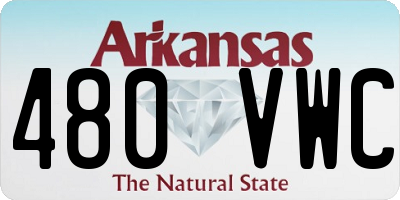 AR license plate 480VWC