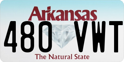 AR license plate 480VWT