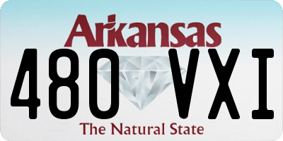 AR license plate 480VXI