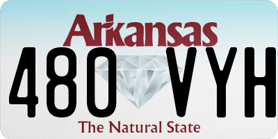 AR license plate 480VYH