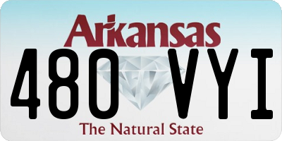 AR license plate 480VYI