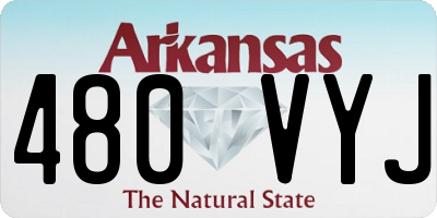 AR license plate 480VYJ