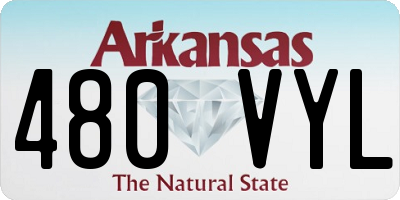 AR license plate 480VYL