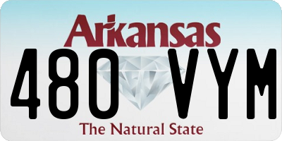 AR license plate 480VYM