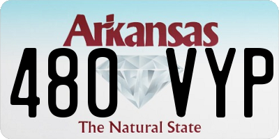 AR license plate 480VYP