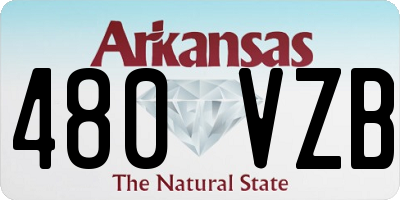 AR license plate 480VZB