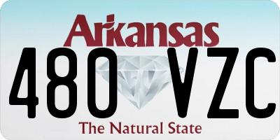 AR license plate 480VZC