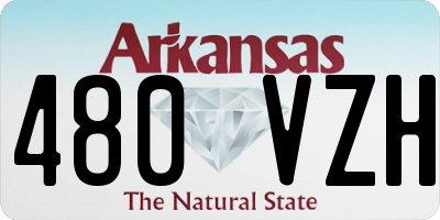 AR license plate 480VZH