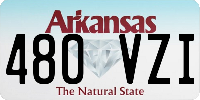 AR license plate 480VZI