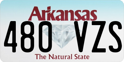 AR license plate 480VZS